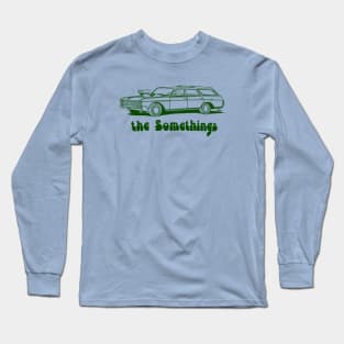 Green ink Somethings T-shirt design (what’s under the hood) Long Sleeve T-Shirt